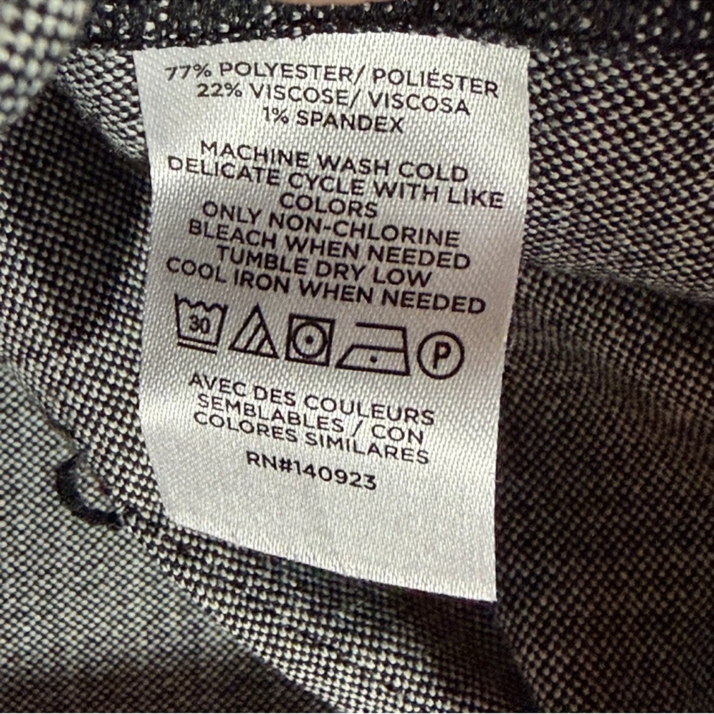 LOFT Houndstooth Slim Ankle Pants – Size Large - Picture 4 of 4